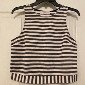 Striped Cropped Tank